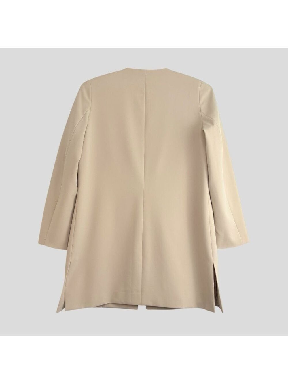 Estelle and Finn NY Women’s Size 10 Beige Blazer Quiet Luxury Scandi Minimalist - Picture 8 of 14